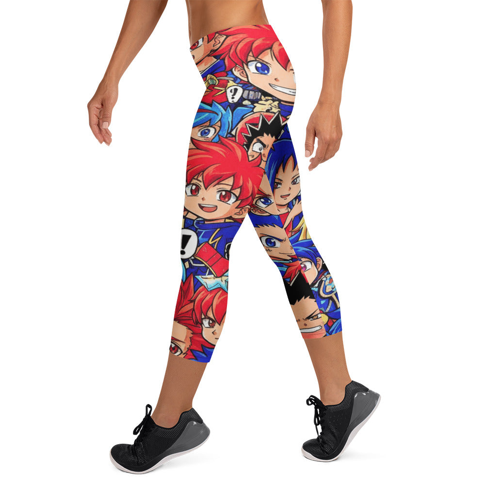 Anime Street Fighter Capri Leggings | GearBunch