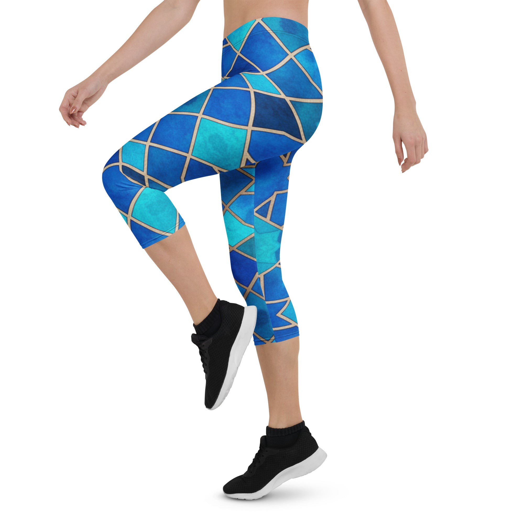Sapphire Bronze Capri Leggings | GearBunch