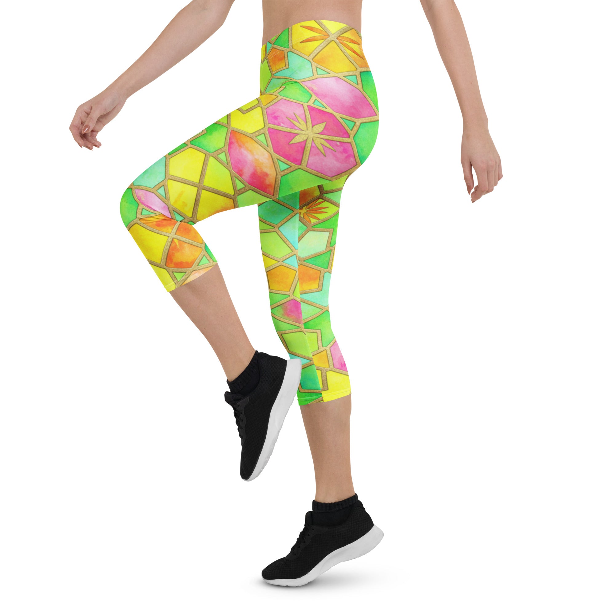 Tropical Punch Capri Leggings | GearBunch