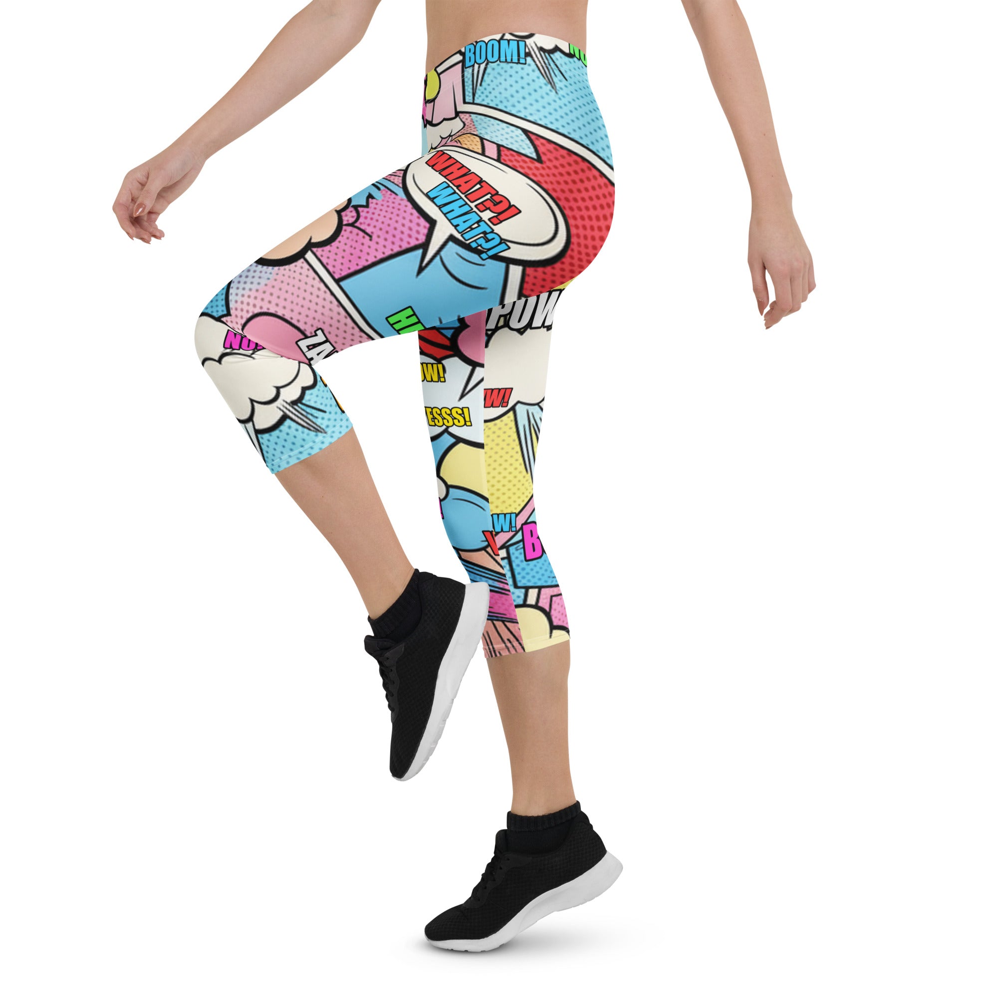 Comic Kawaii Cute Capri Leggings | GearBunch