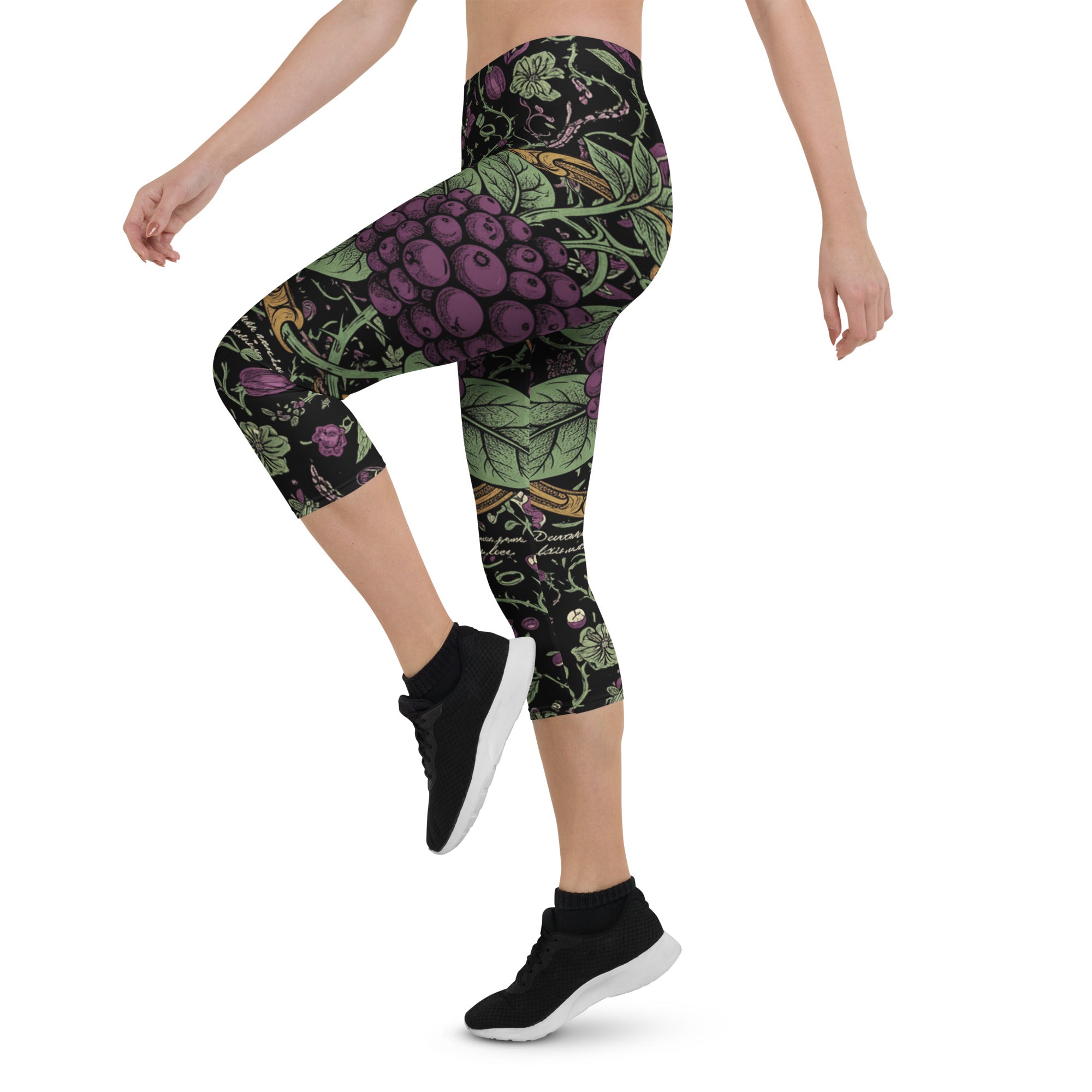 Deadly Nightshade Capri Leggings | GearBunch