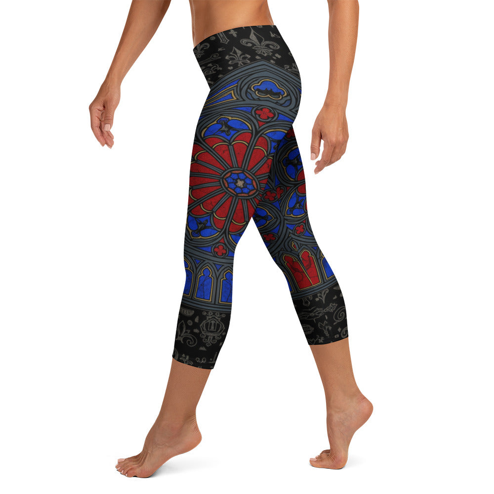 Stained Glass Capri Leggings | GearBunch