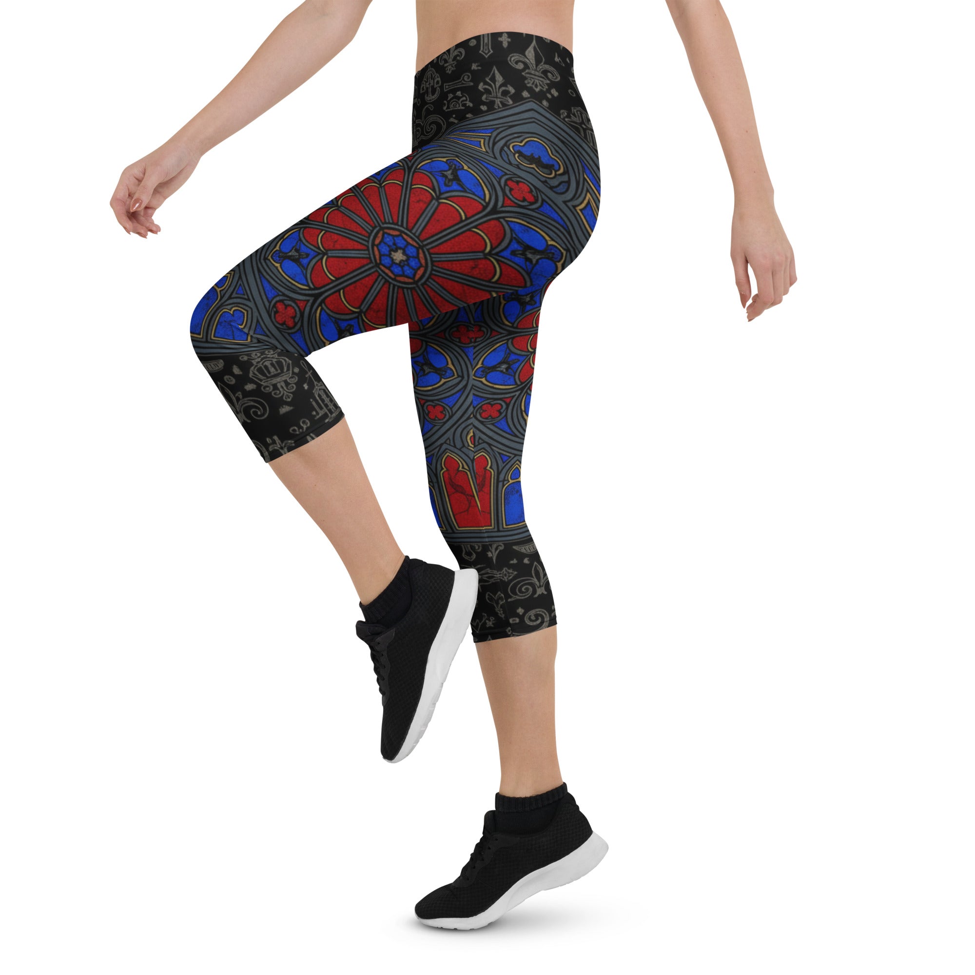 Stained Glass Capri Leggings | GearBunch