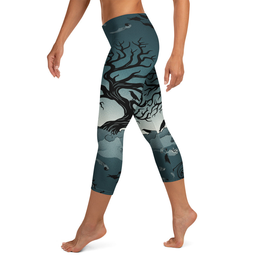 Haunted Forest Capri Leggings | GearBunch
