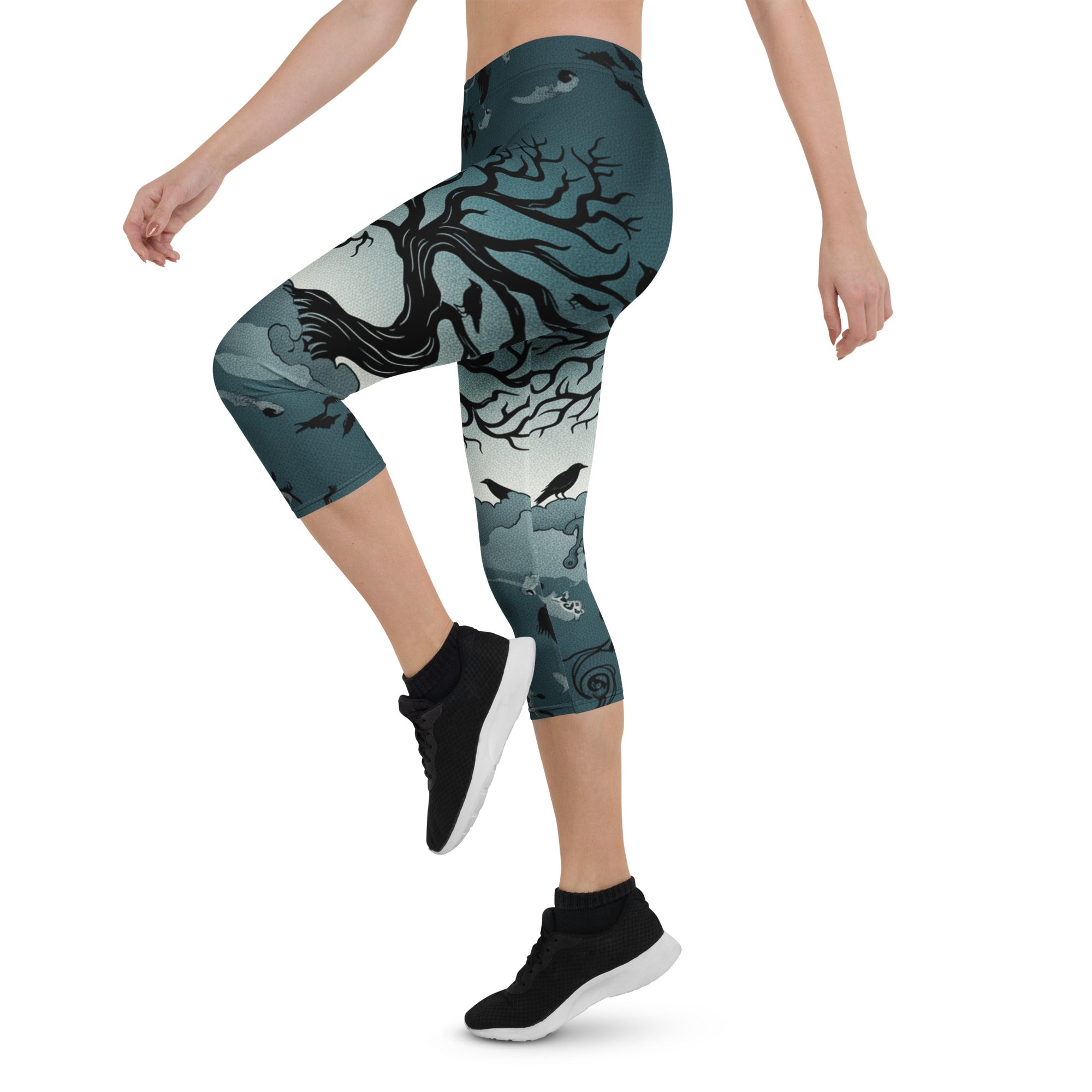 Haunted Forest Capri Leggings | GearBunch