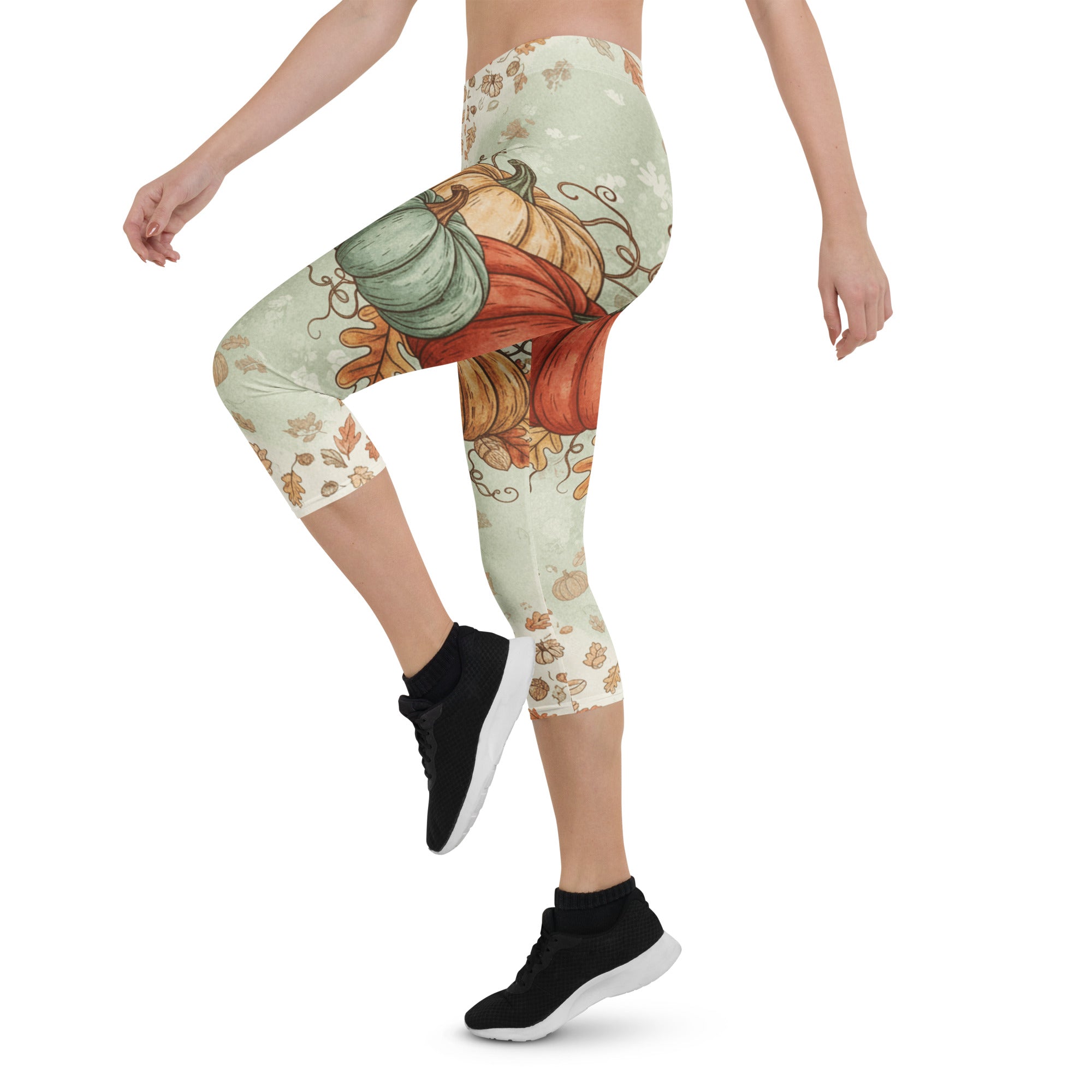 Heirloom Pumpkin Patch Capri Leggings | GearBunch