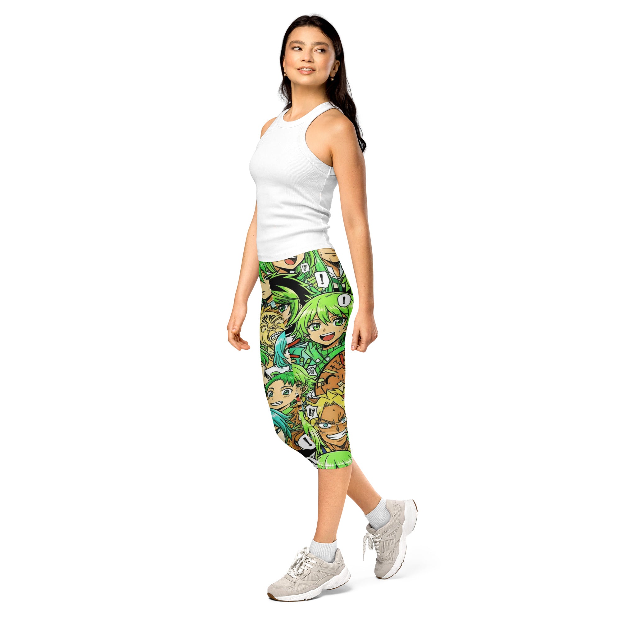 Anime Forest Spirit Capri Leggings | GearBunch
