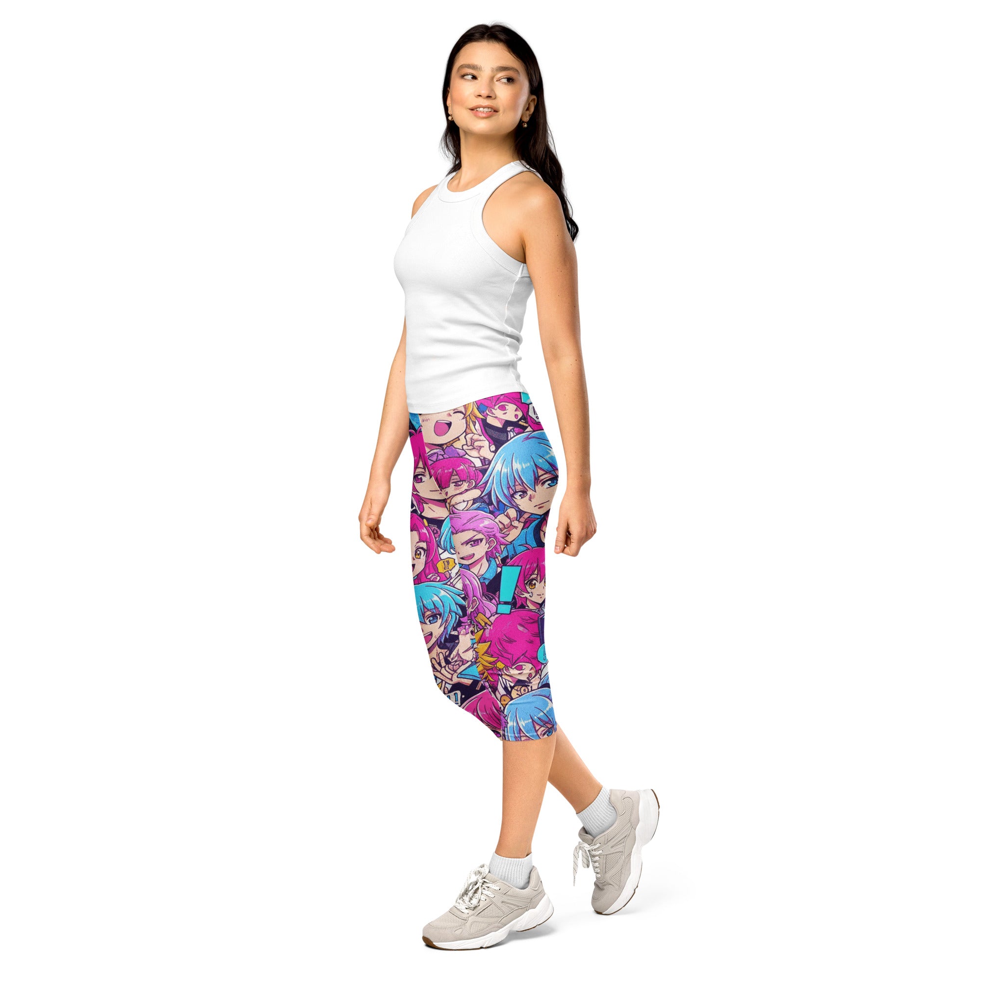 Anime Magical Girl Capri Leggings | GearBunch
