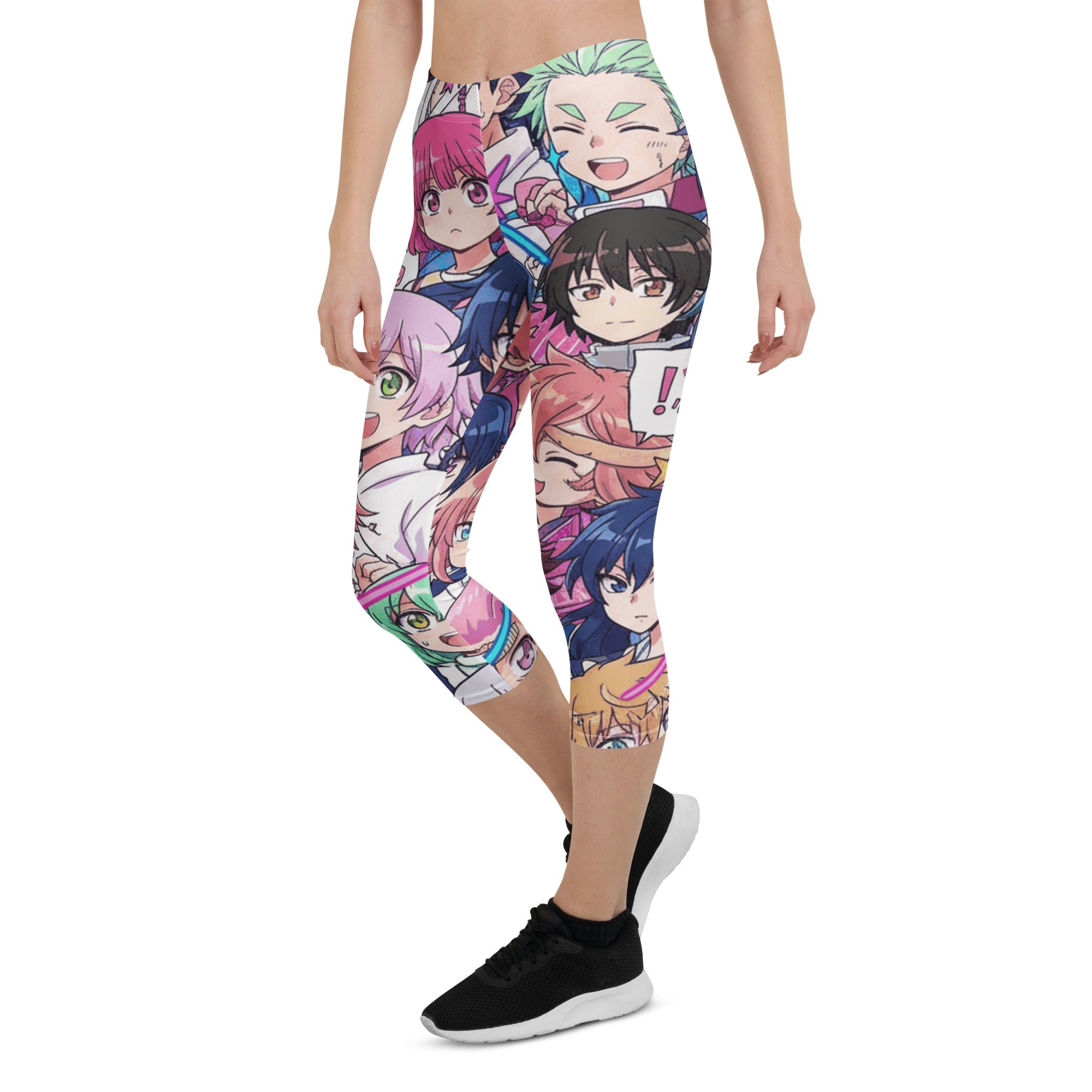 Anime Sakura School Capri Leggings | GearBunch