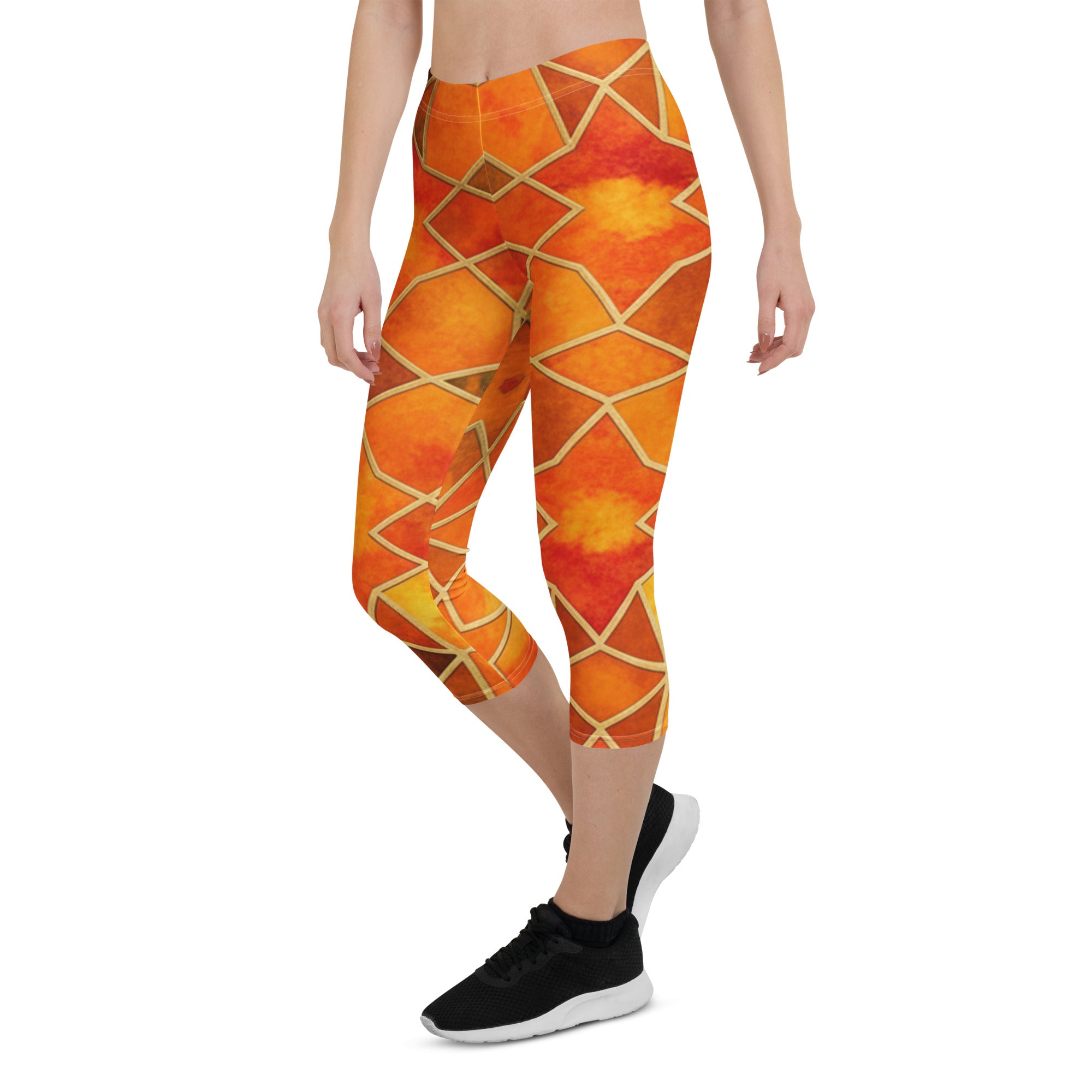 Autumn Spice Capri Leggings | GearBunch