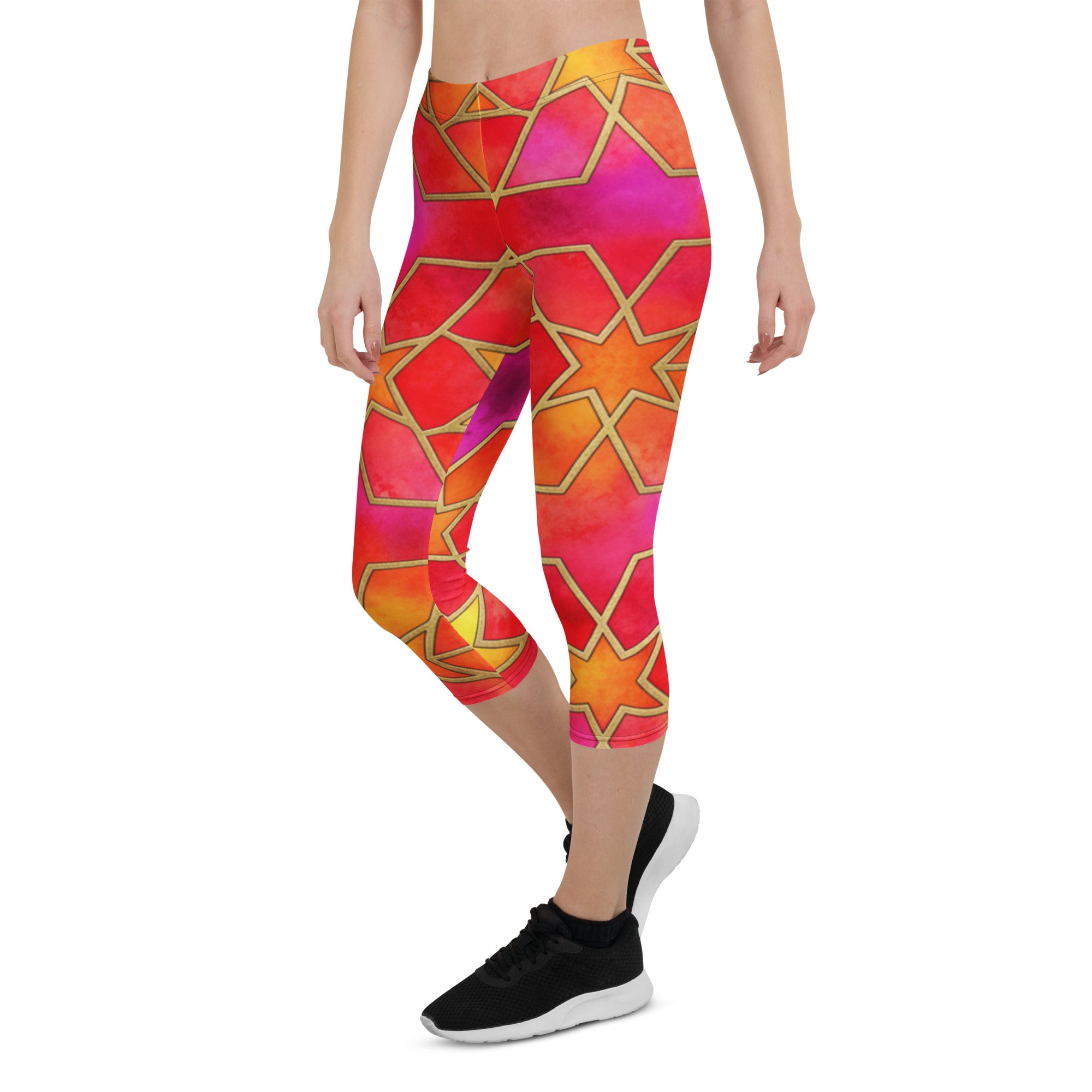 Fire Opal Capri Leggings | GearBunch