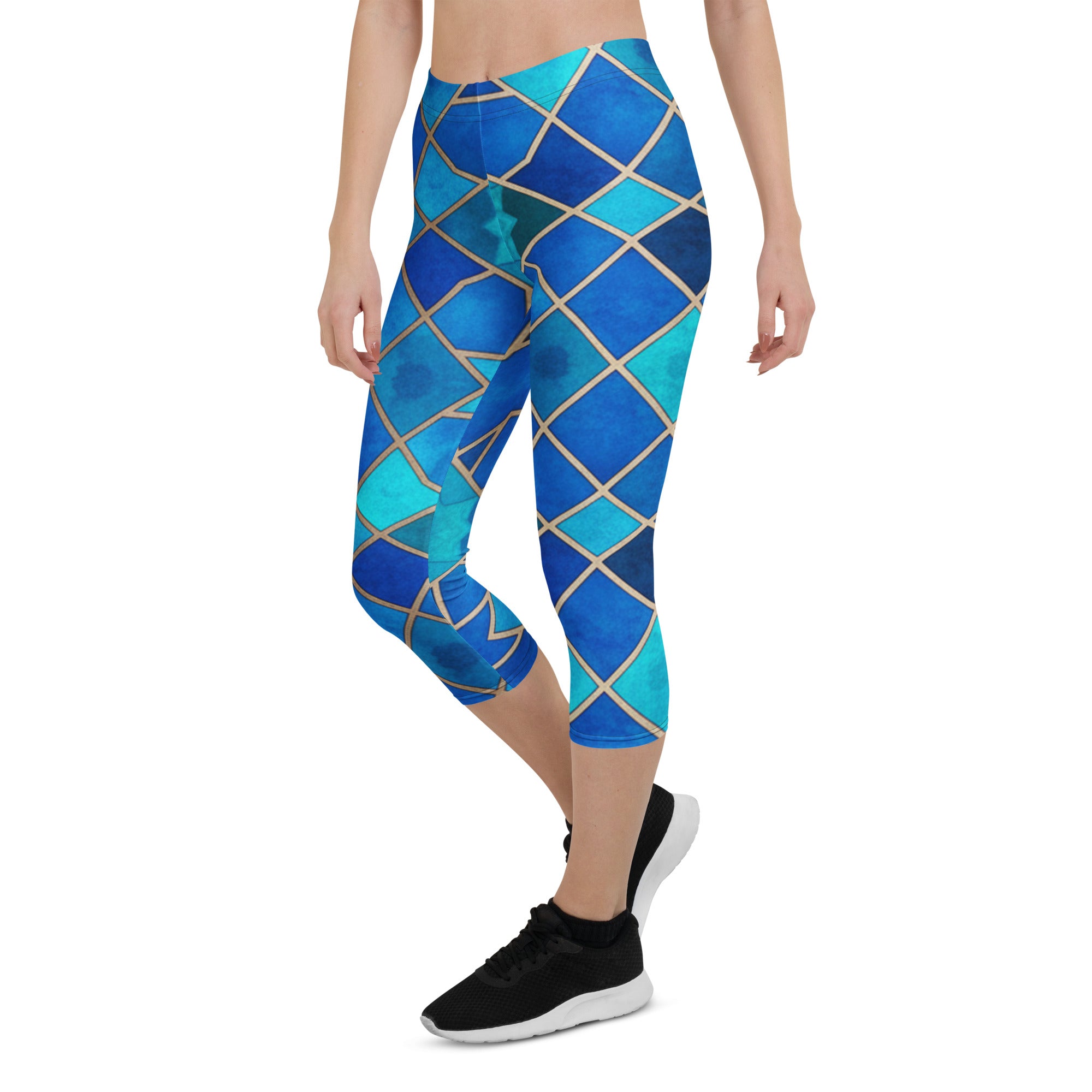 Sapphire Bronze Capri Leggings | GearBunch