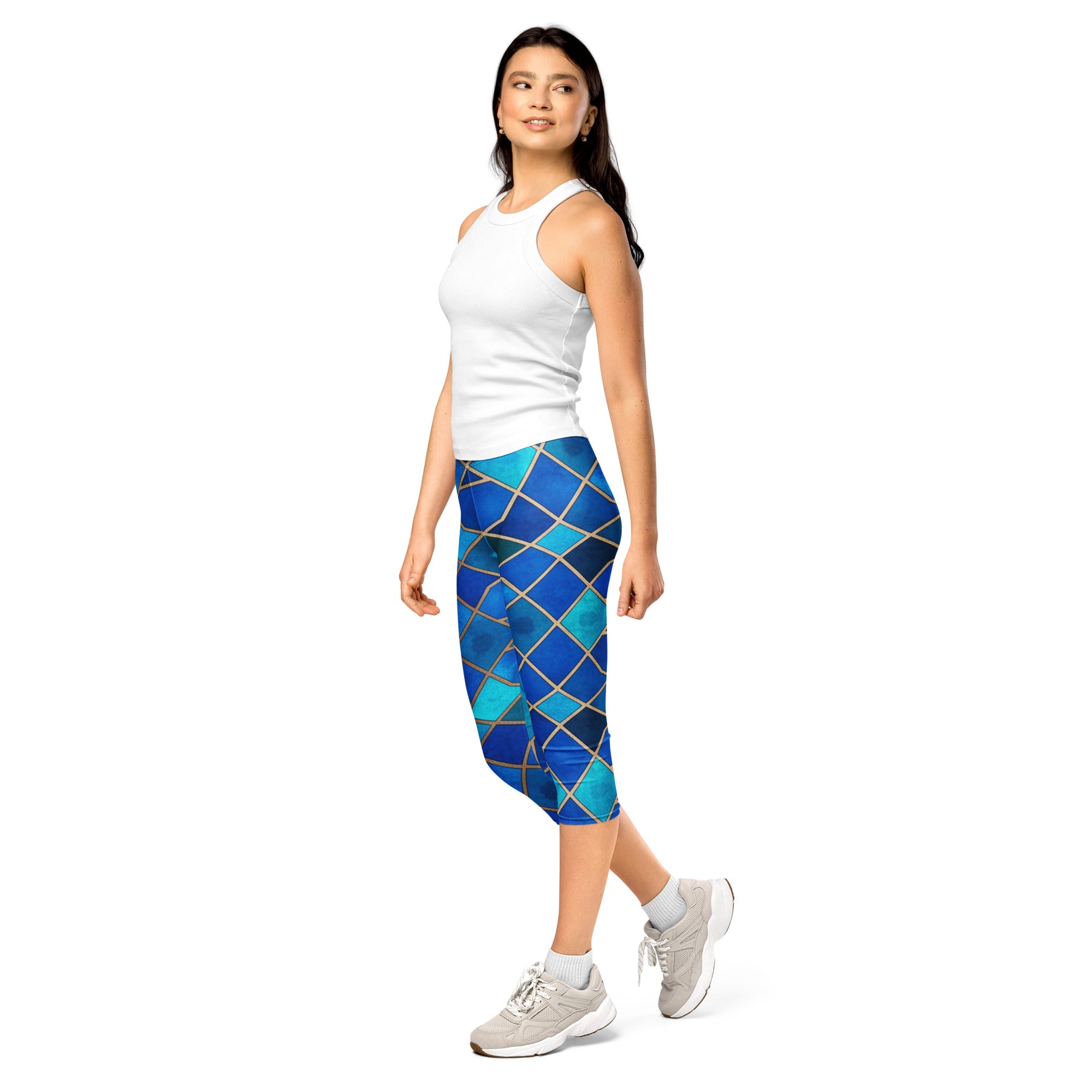Sapphire Bronze Capri Leggings | GearBunch
