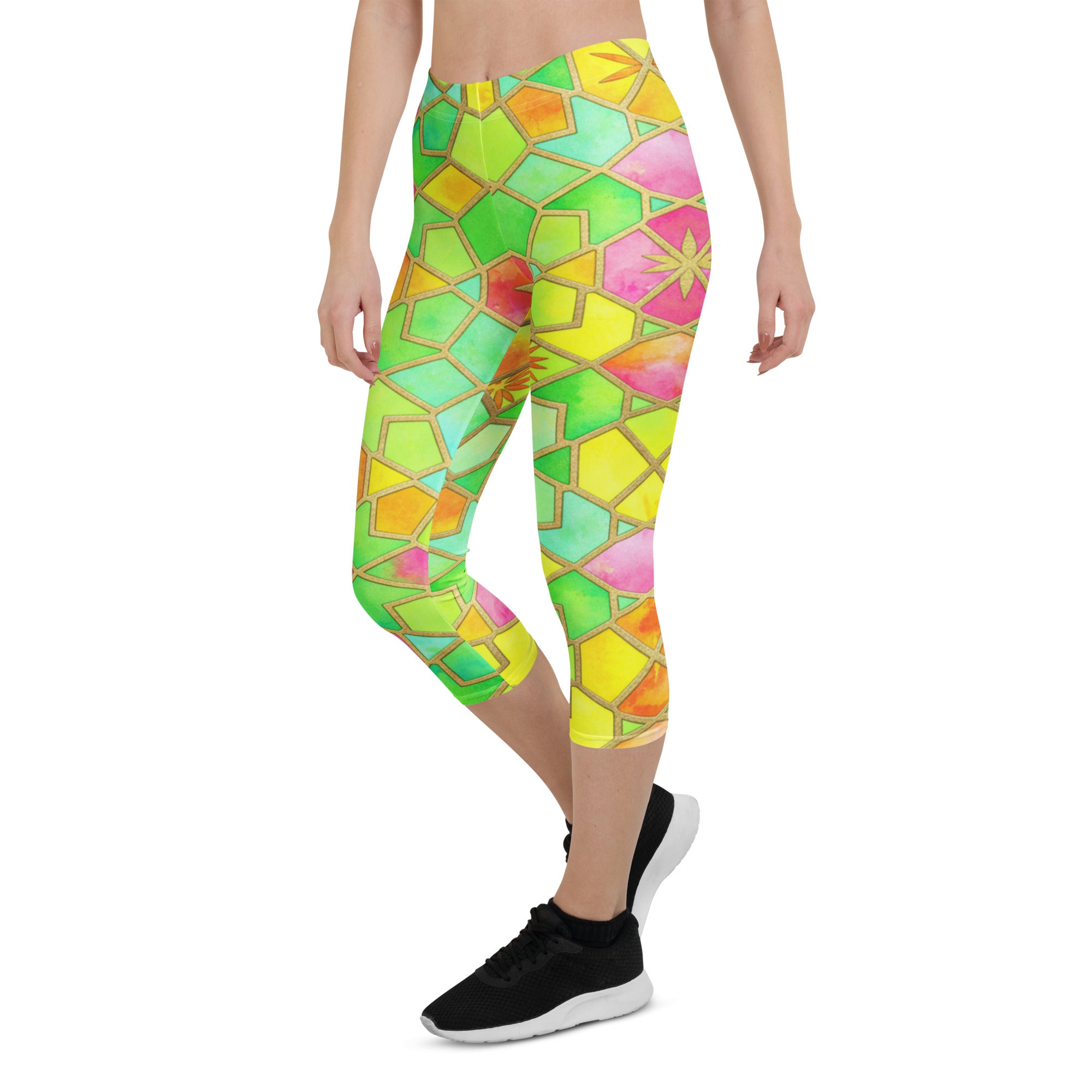 Tropical Punch Capri Leggings | GearBunch