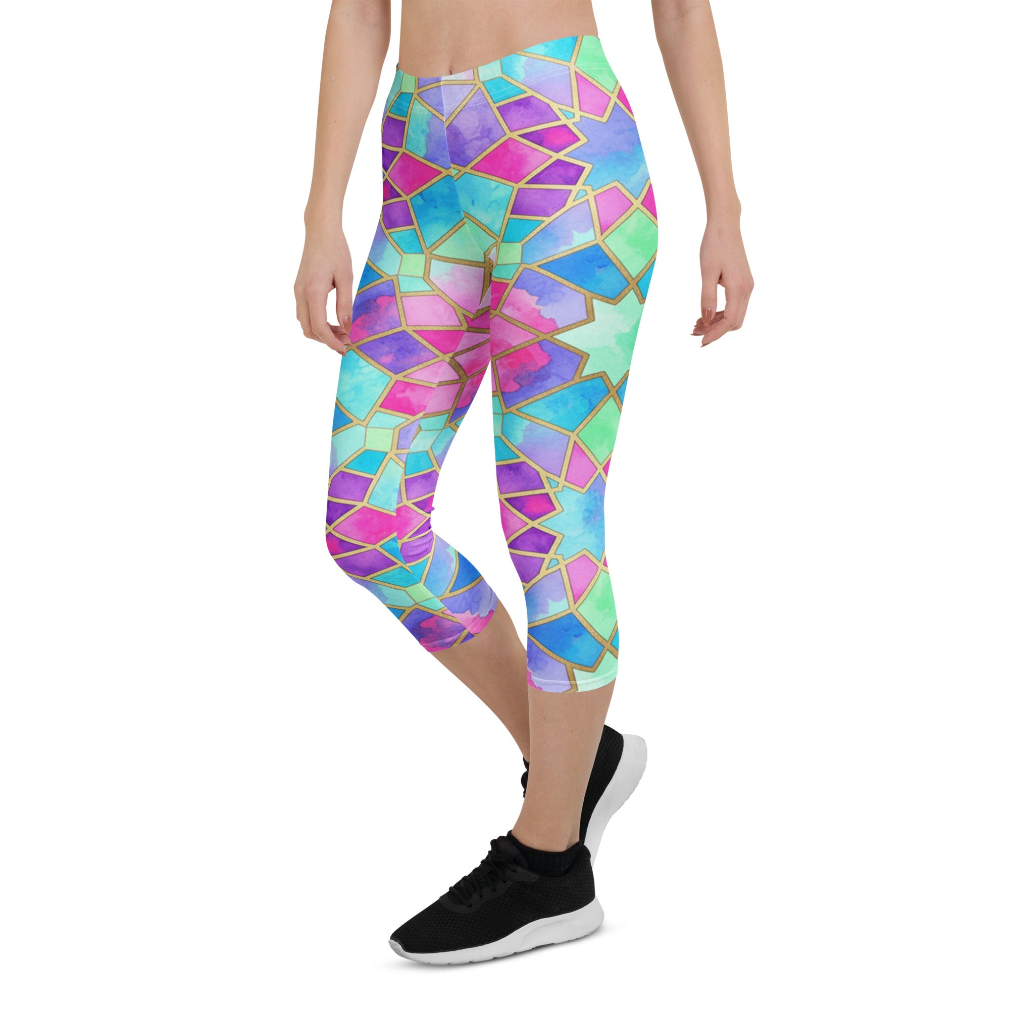 Violet Dream Capri Leggings | GearBunch