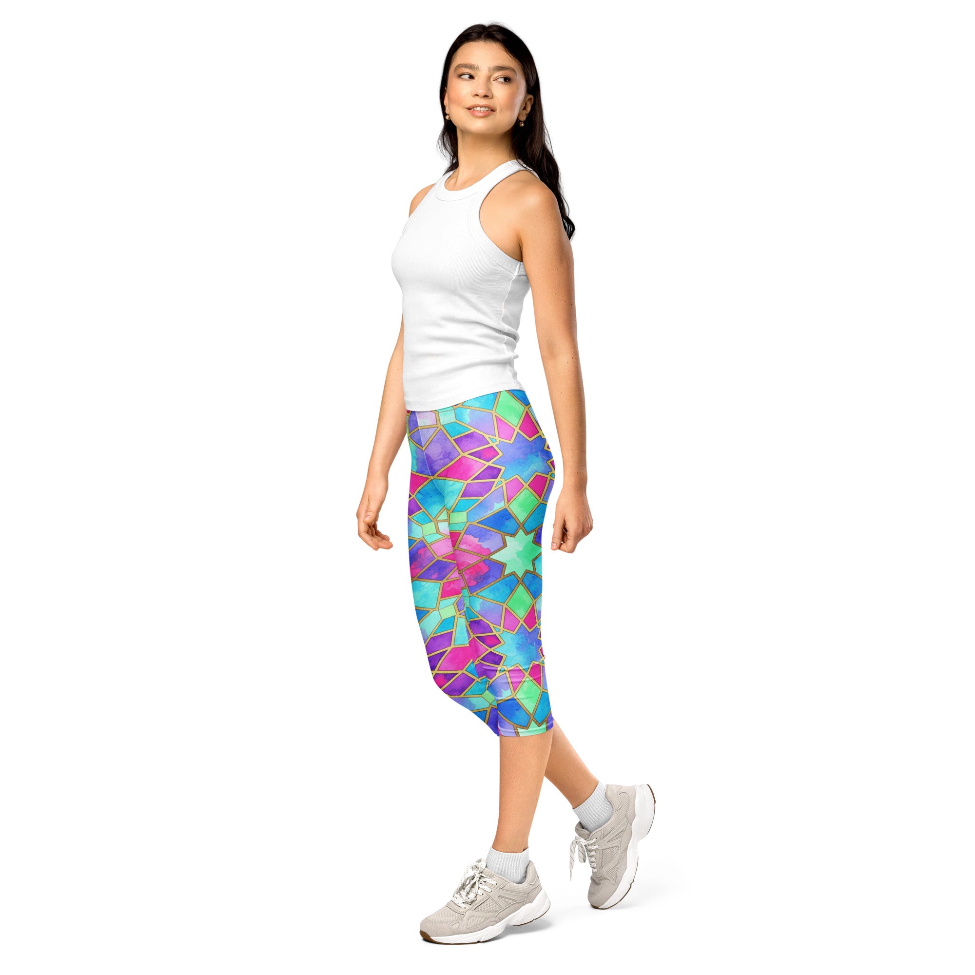 Violet Dream Capri Leggings | GearBunch