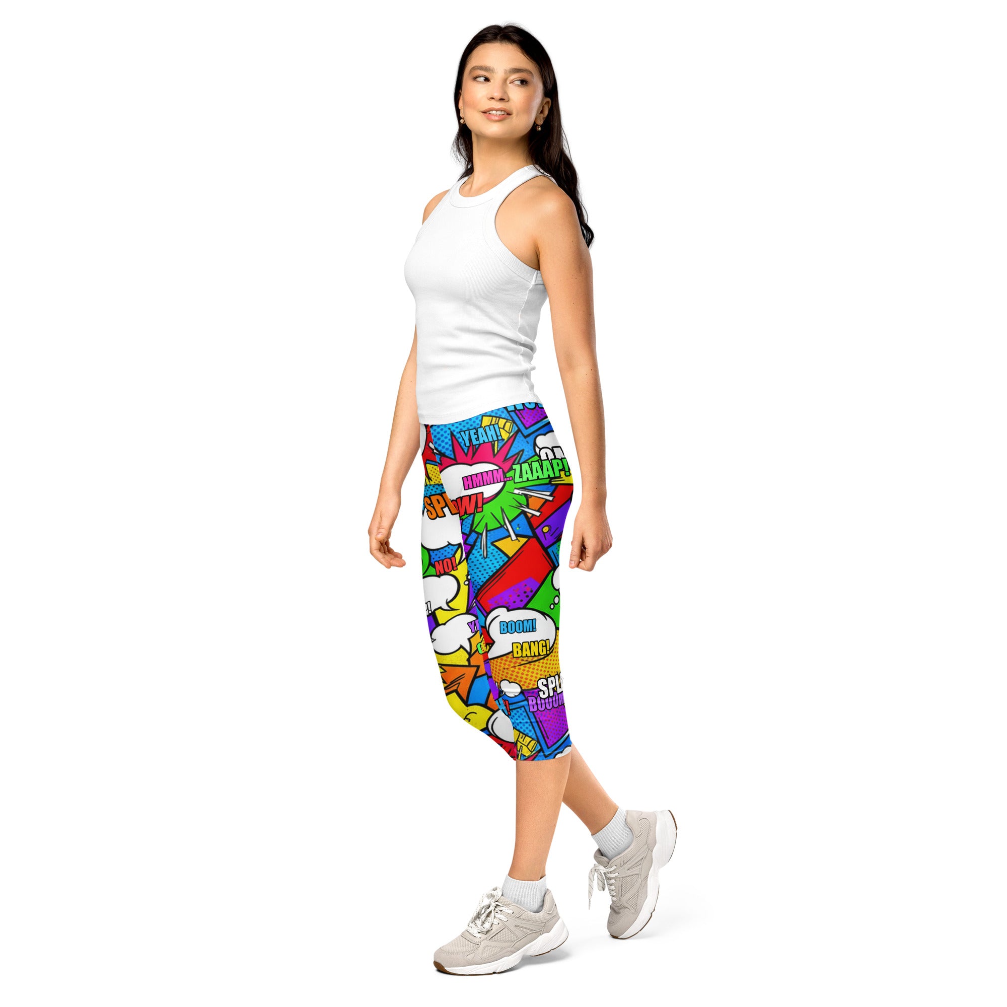 Comic Hero Capri Leggings | GearBunch