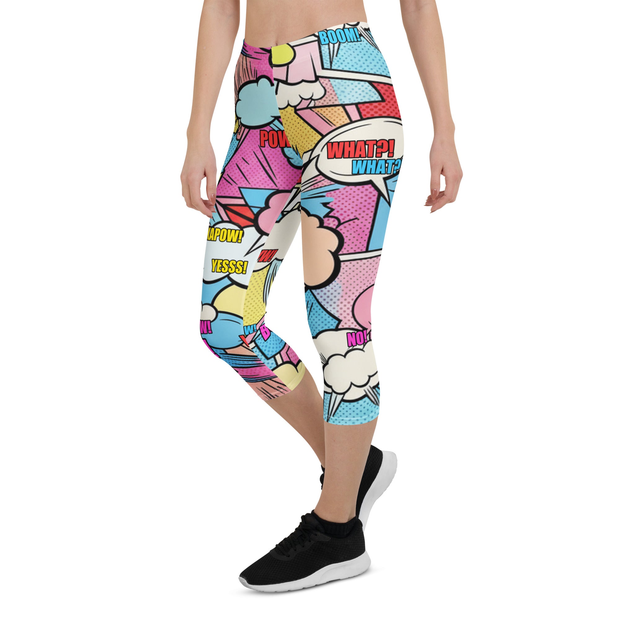 Comic Kawaii Cute Capri Leggings | GearBunch