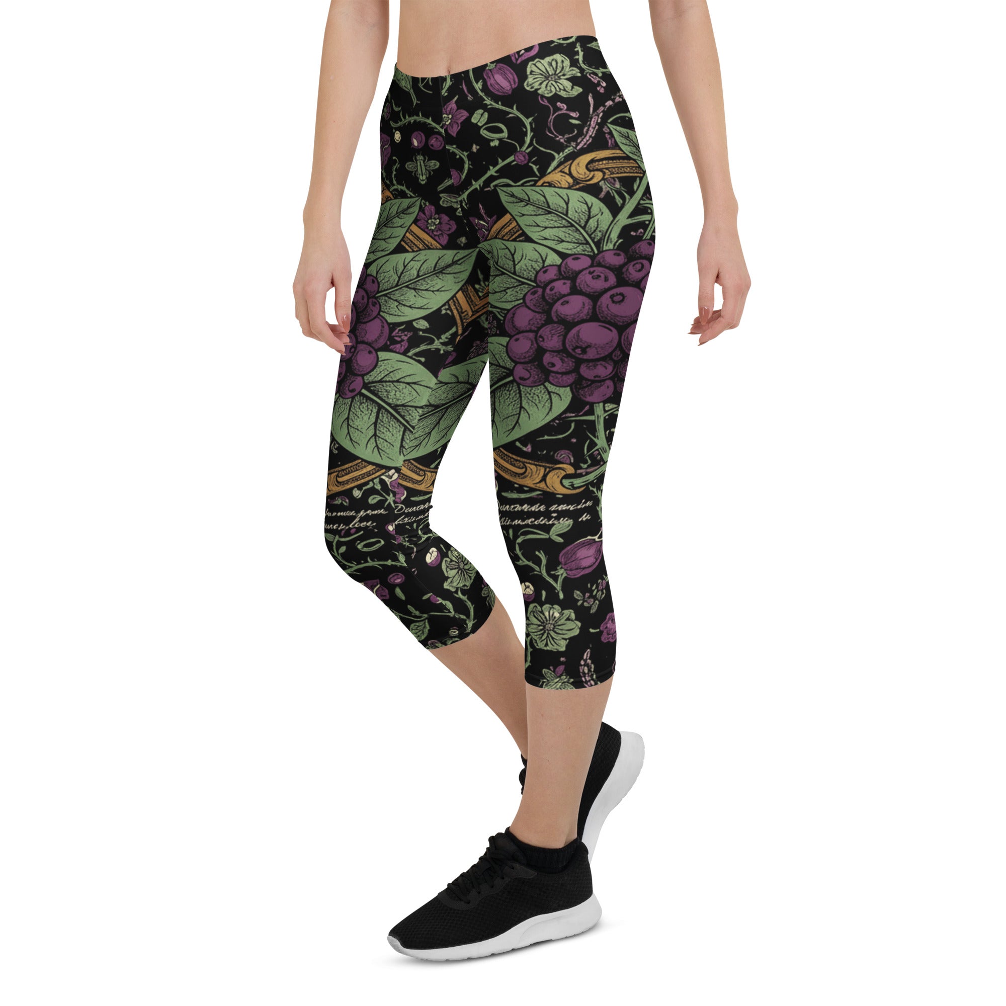 Deadly Nightshade Capri Leggings | GearBunch