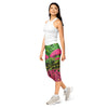 Women's drive-in horror printed capris front view