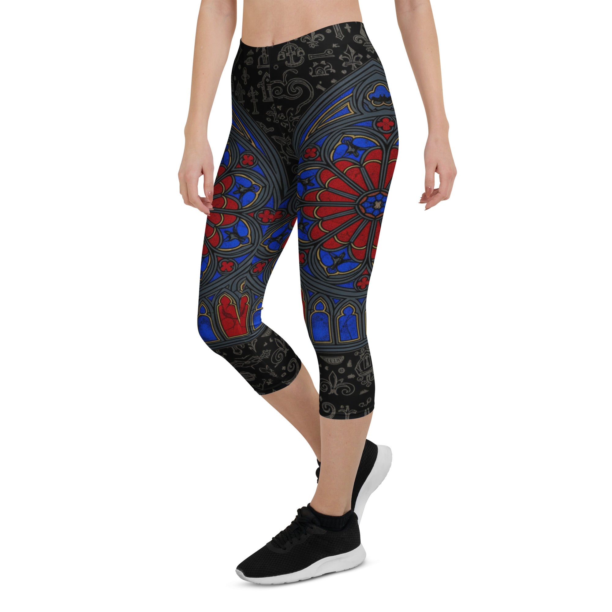 Stained Glass Capri Leggings | GearBunch