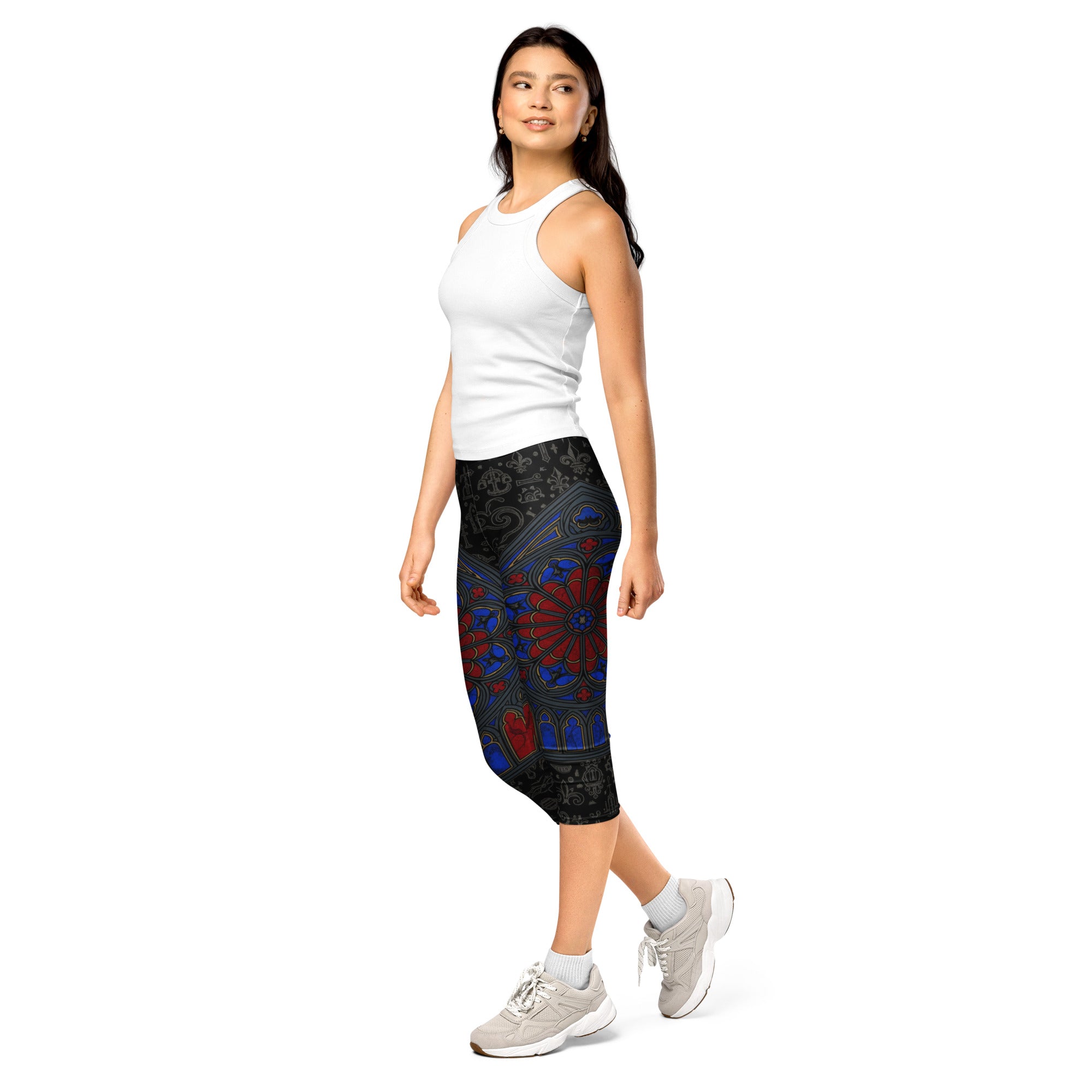 Stained Glass Capri Leggings | GearBunch