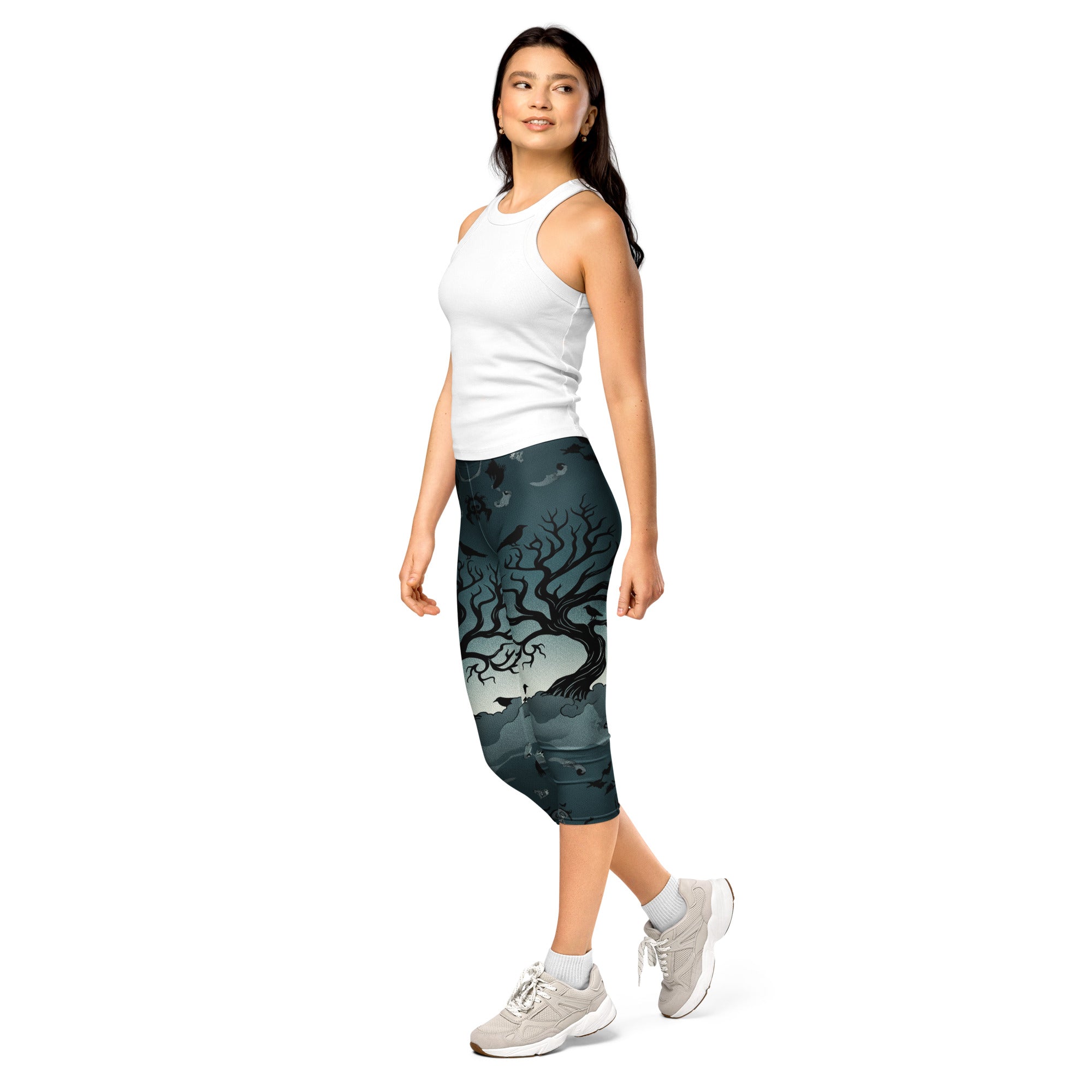 Haunted Forest Capri Leggings | GearBunch