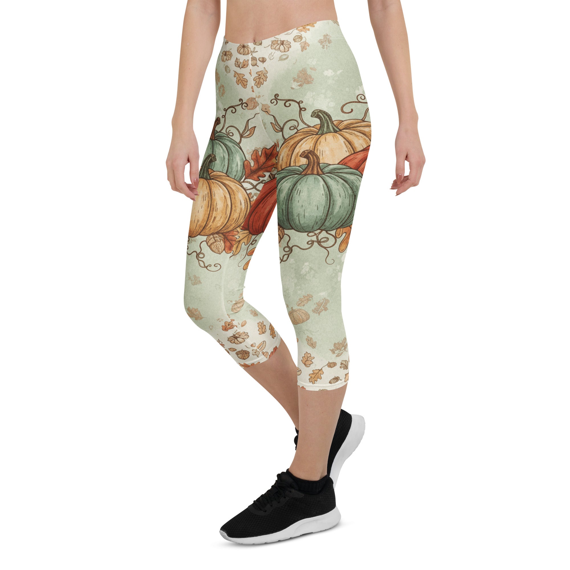 Heirloom Pumpkin Patch Capri Leggings | GearBunch