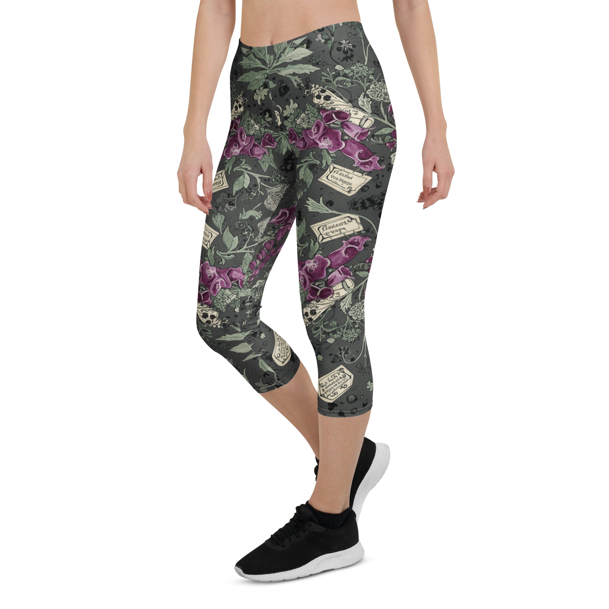 Hemlock Goth Capri Leggings | GearBunch
