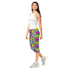Women's kawaii candy land printed capris front view