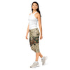 Women's witches apothecary bottles capri leggings front view