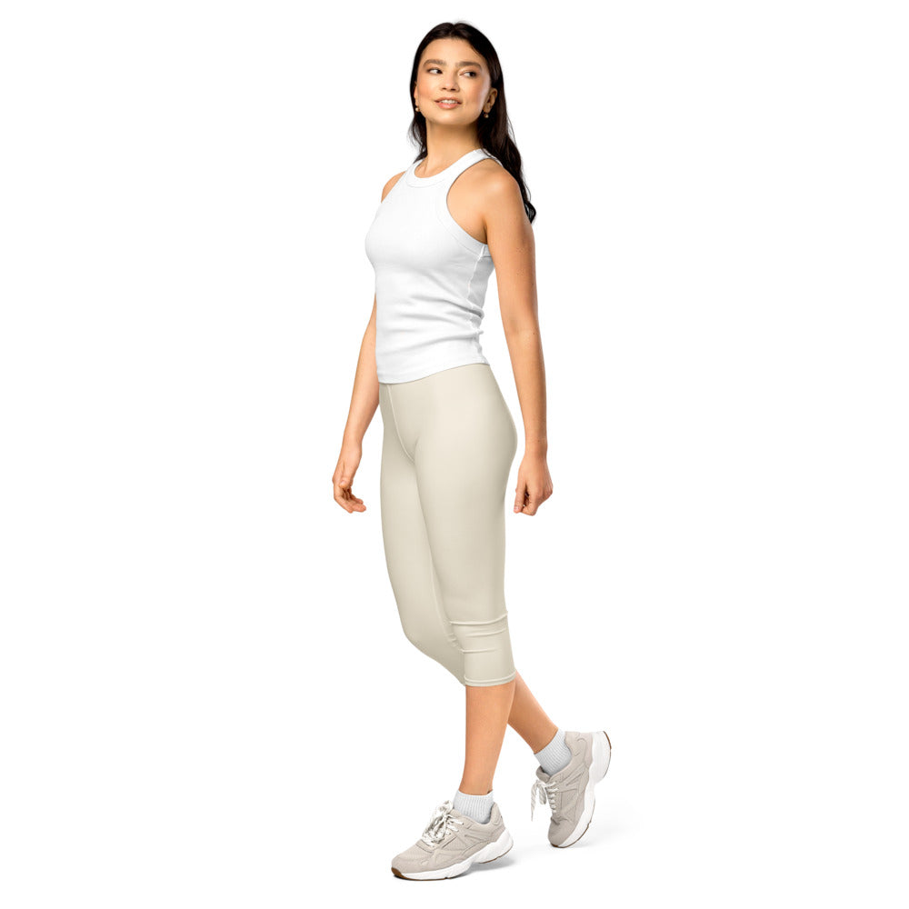 Solid leggings left front view | GearBunch