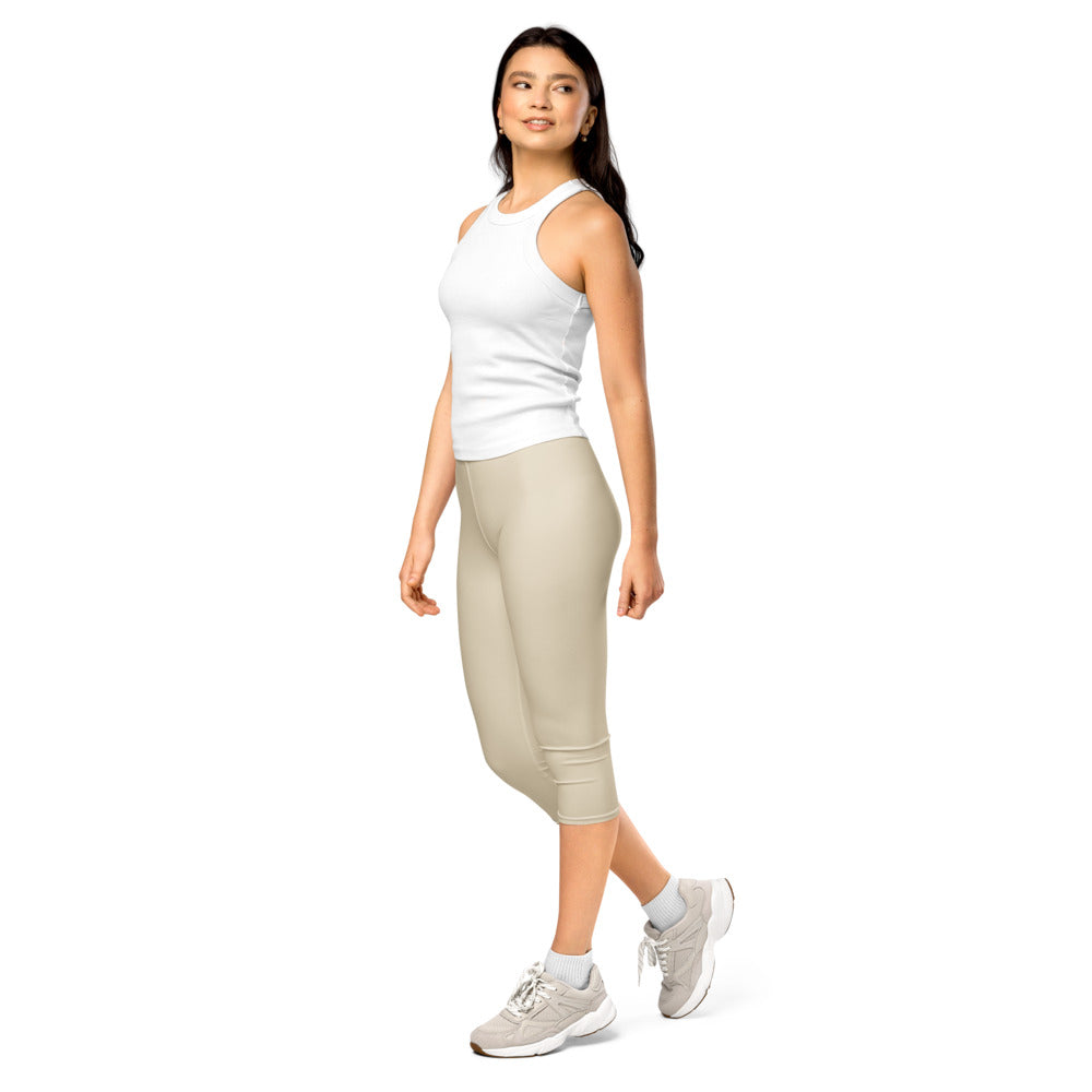 Solid leggings left front view | GearBunch