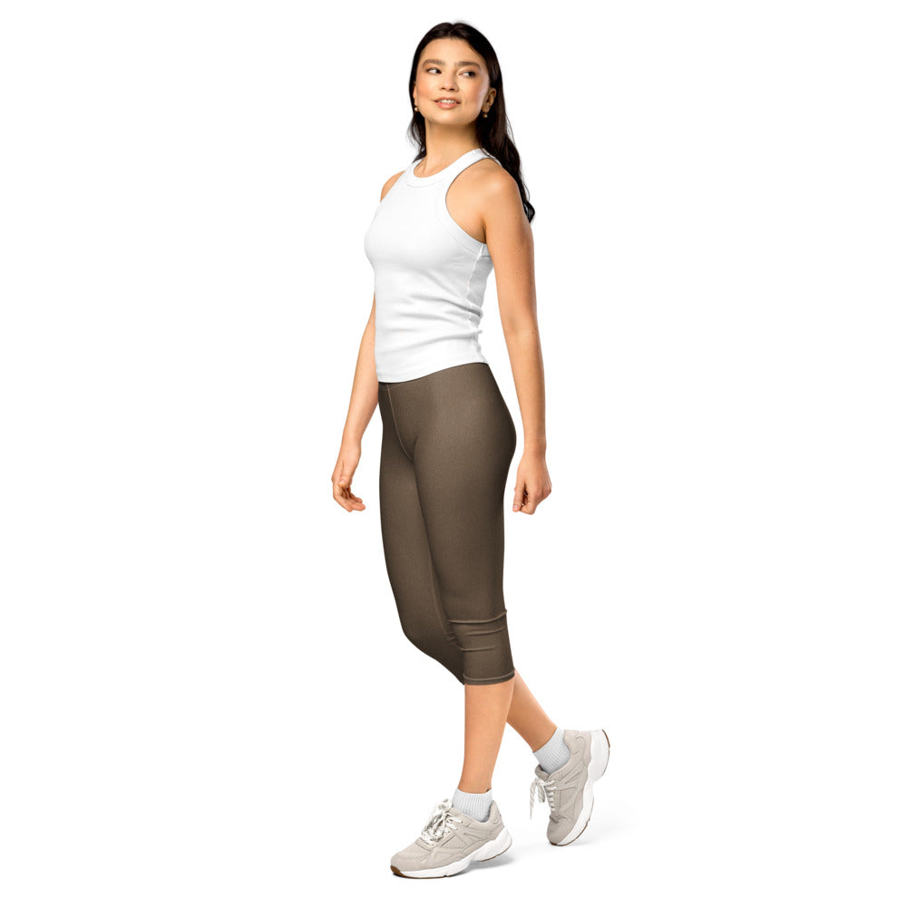 Solid leggings left front view | GearBunch