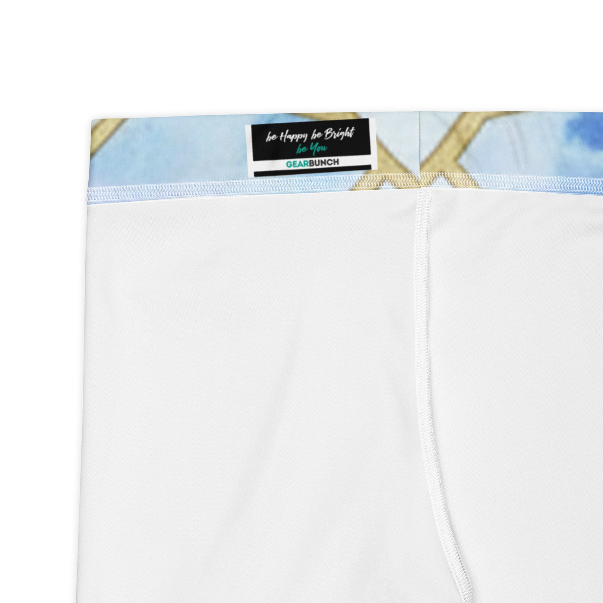 Arabic Ice Crystal Capri Leggings | GearBunch