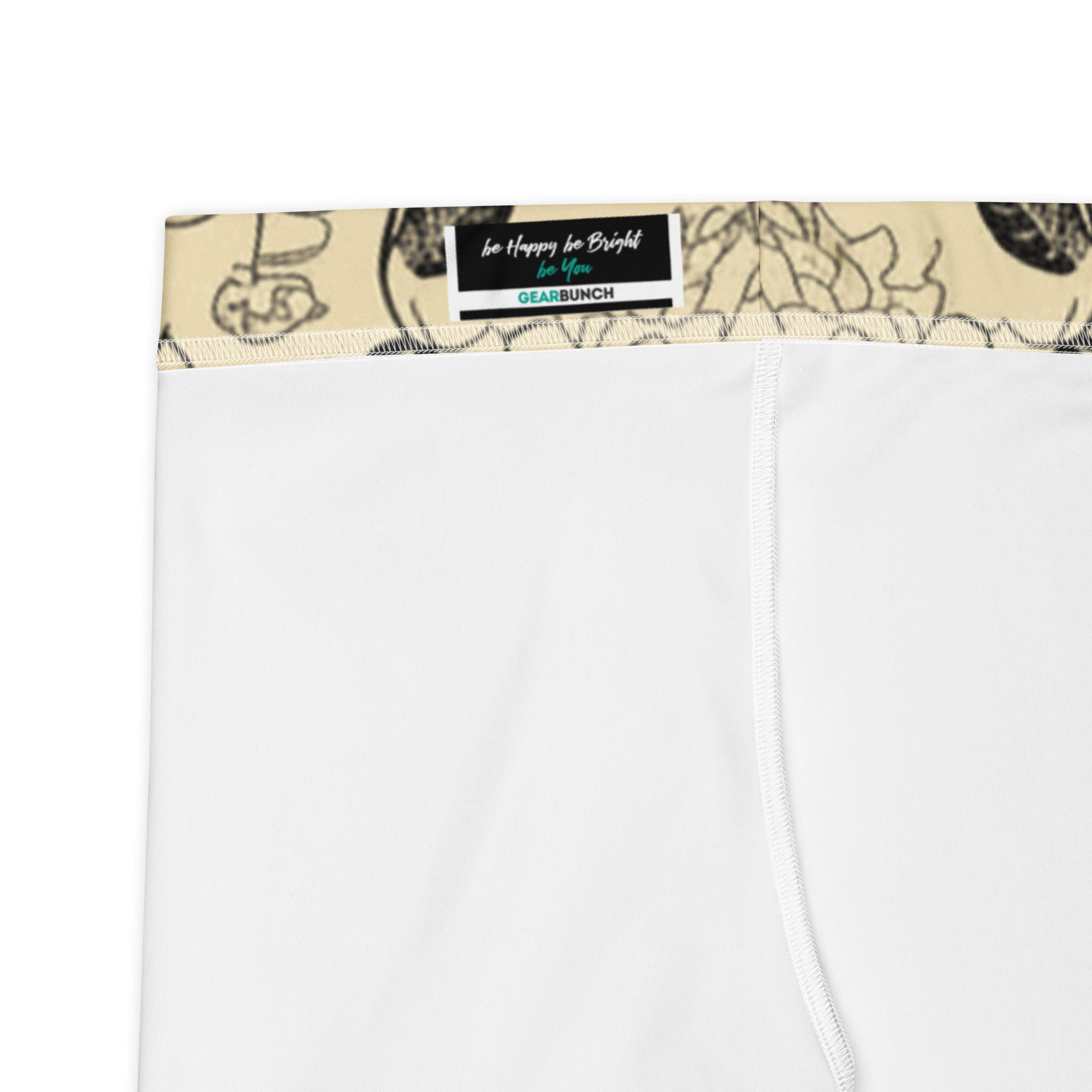 Black Dahlia Bloom Capri Leggings | GearBunch