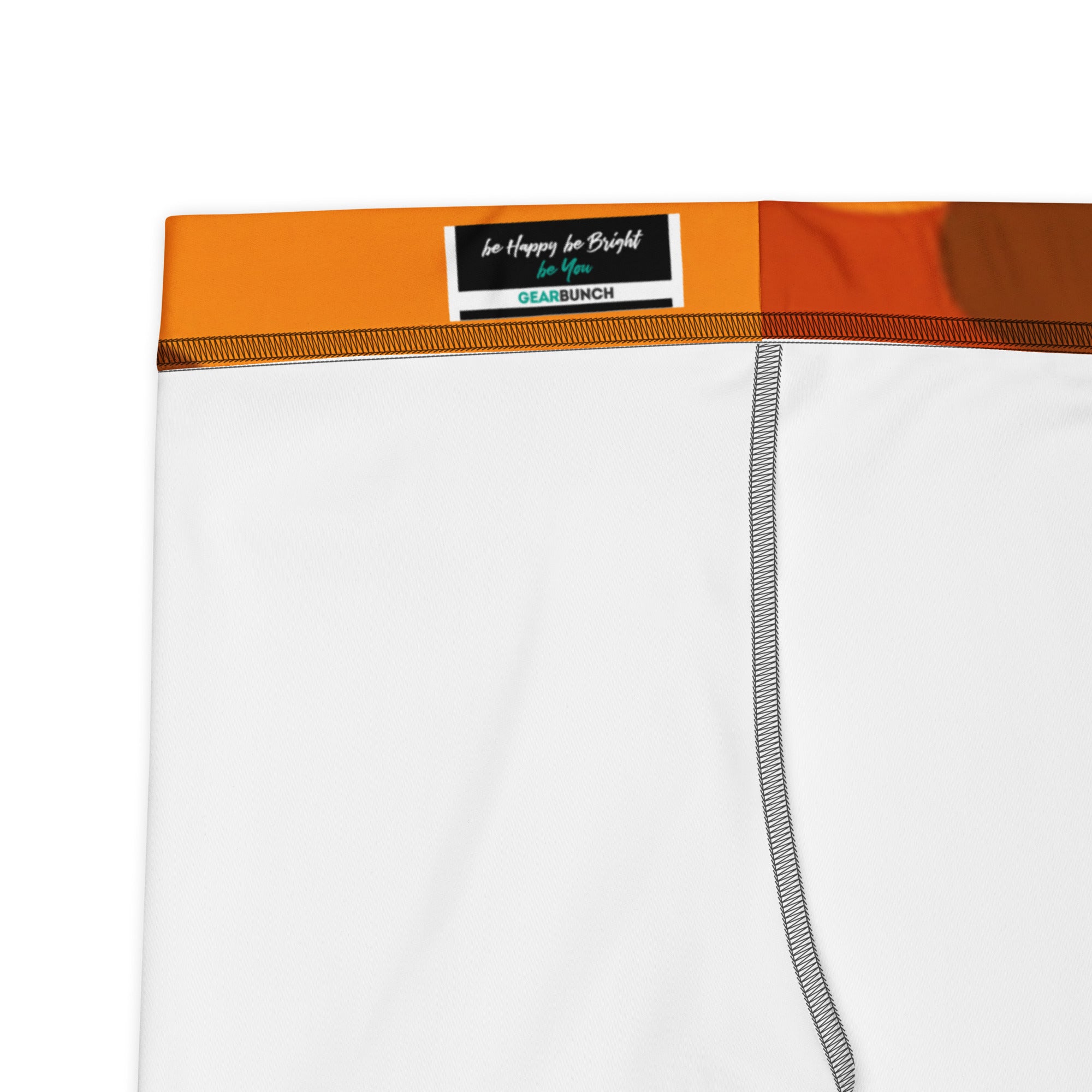 Burnt Orange Camo Capri Leggings | GearBunch