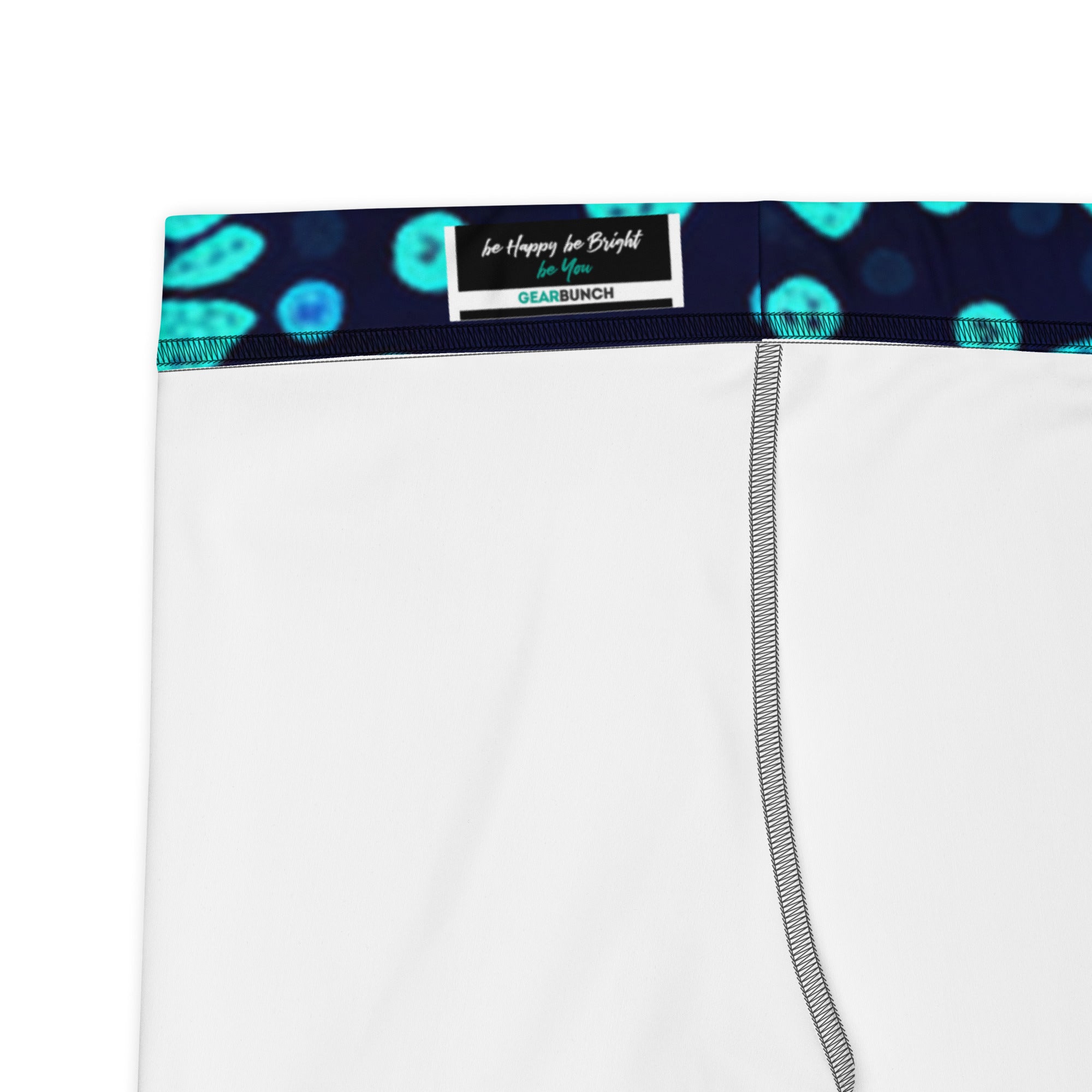 Teal Lotus Capri Leggings | GearBunch