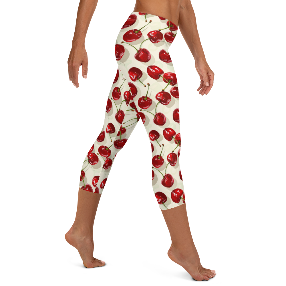 Juicy Cherry Capris Right View