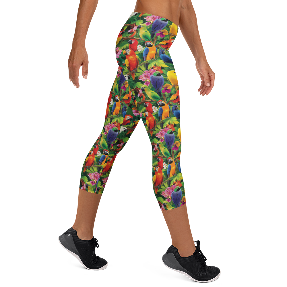 Tropical Bird Capris Right View