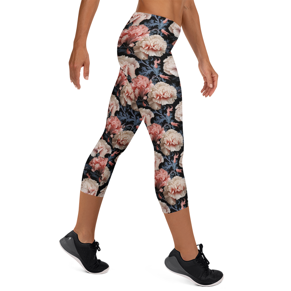 Blue Carnation Capris Right View