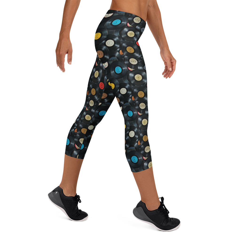 Vinyl Record Capris Right View