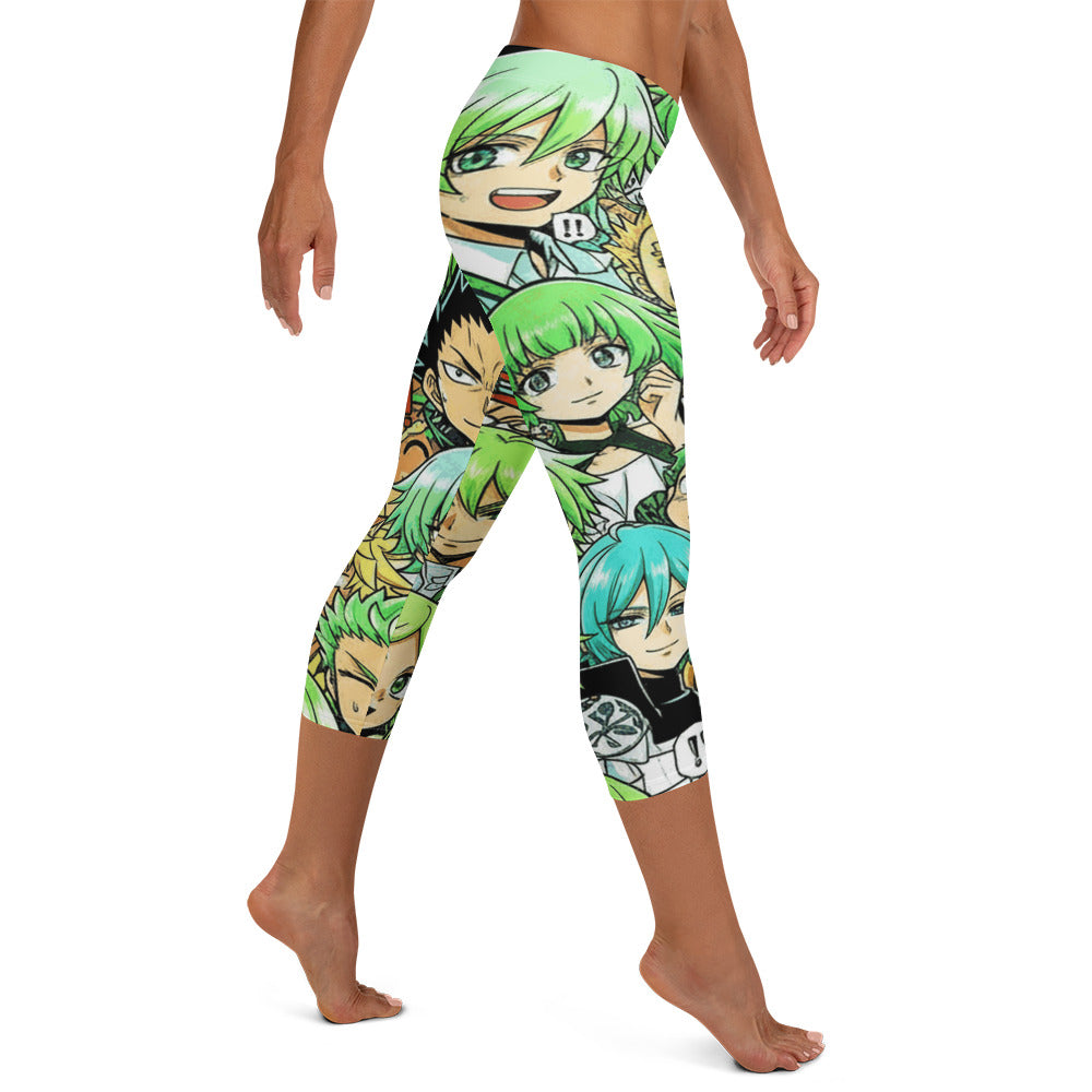 Anime Forest Spirit Capri Leggings | GearBunch