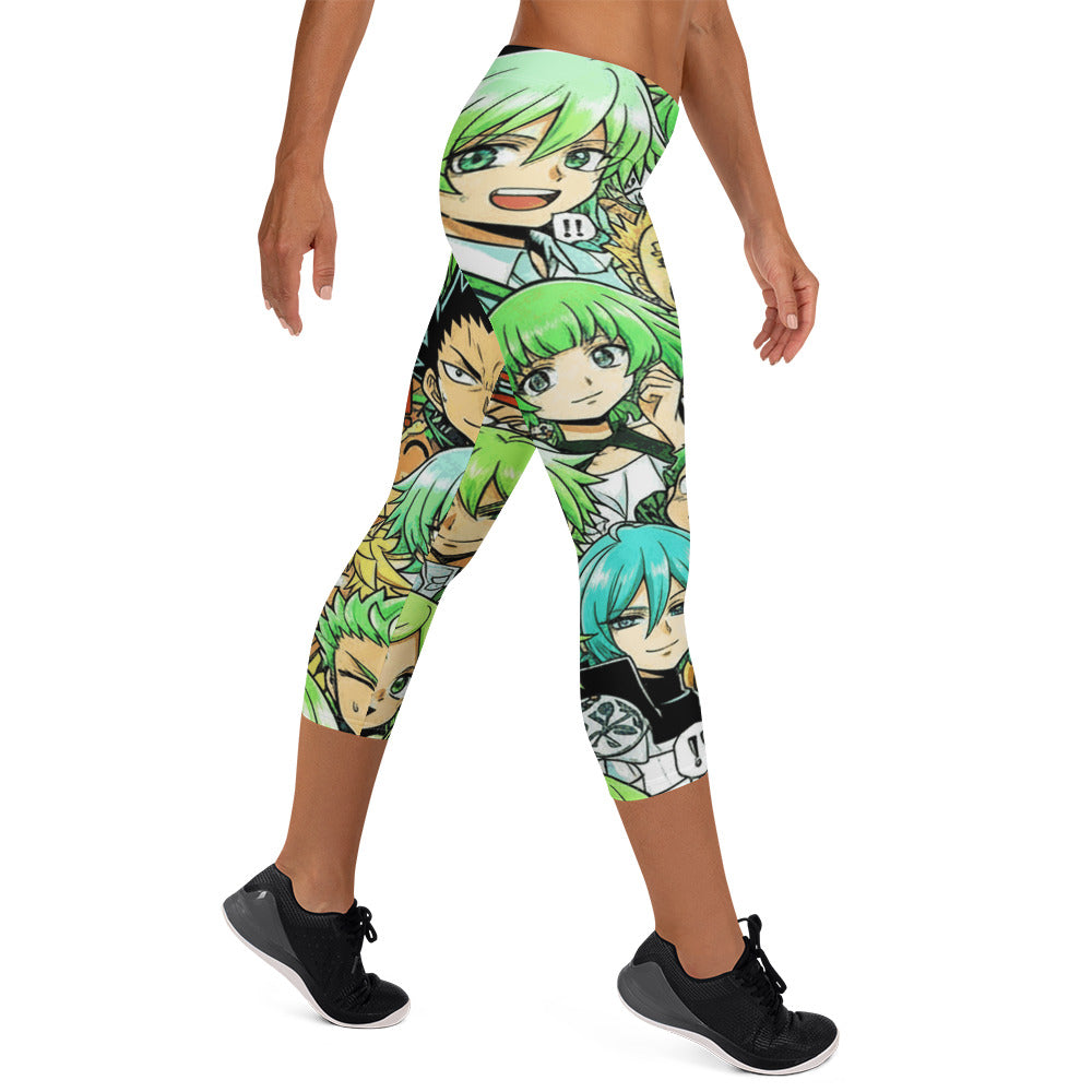 Anime Forest Spirit Capri Leggings | GearBunch