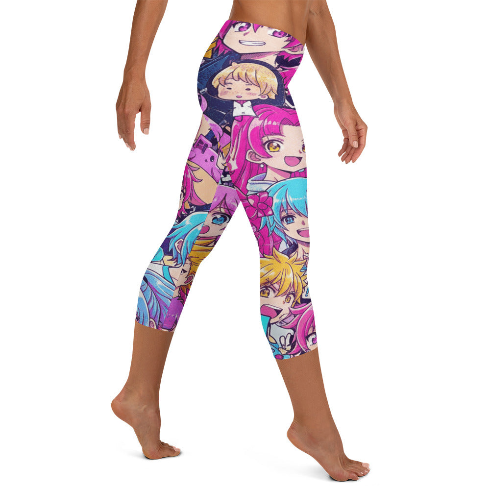 Anime Magical Girl Capri Leggings | GearBunch