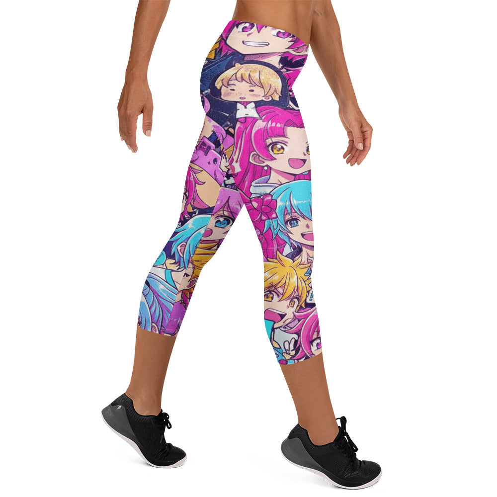 Anime Magical Girl Capri Leggings | GearBunch
