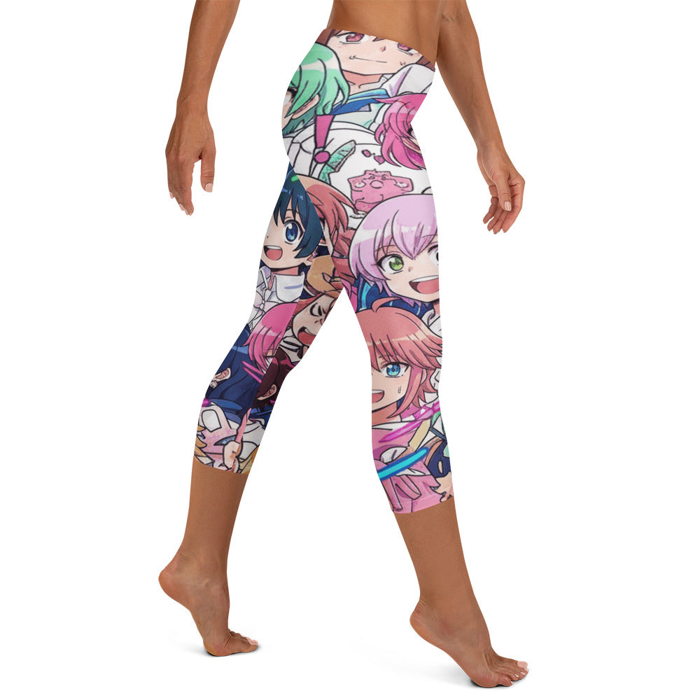 Anime Sakura School Capri Leggings | GearBunch