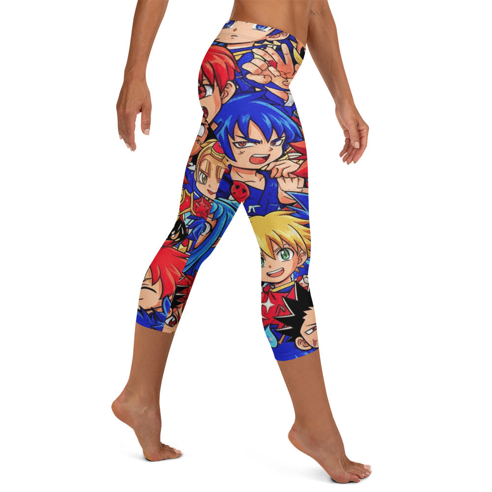 Anime Street Fighter Capri Leggings | GearBunch
