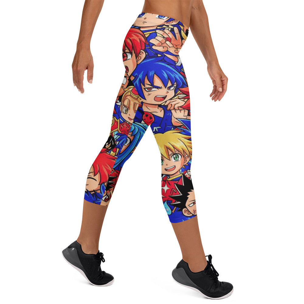 Anime Street Fighter Capri Leggings | GearBunch
