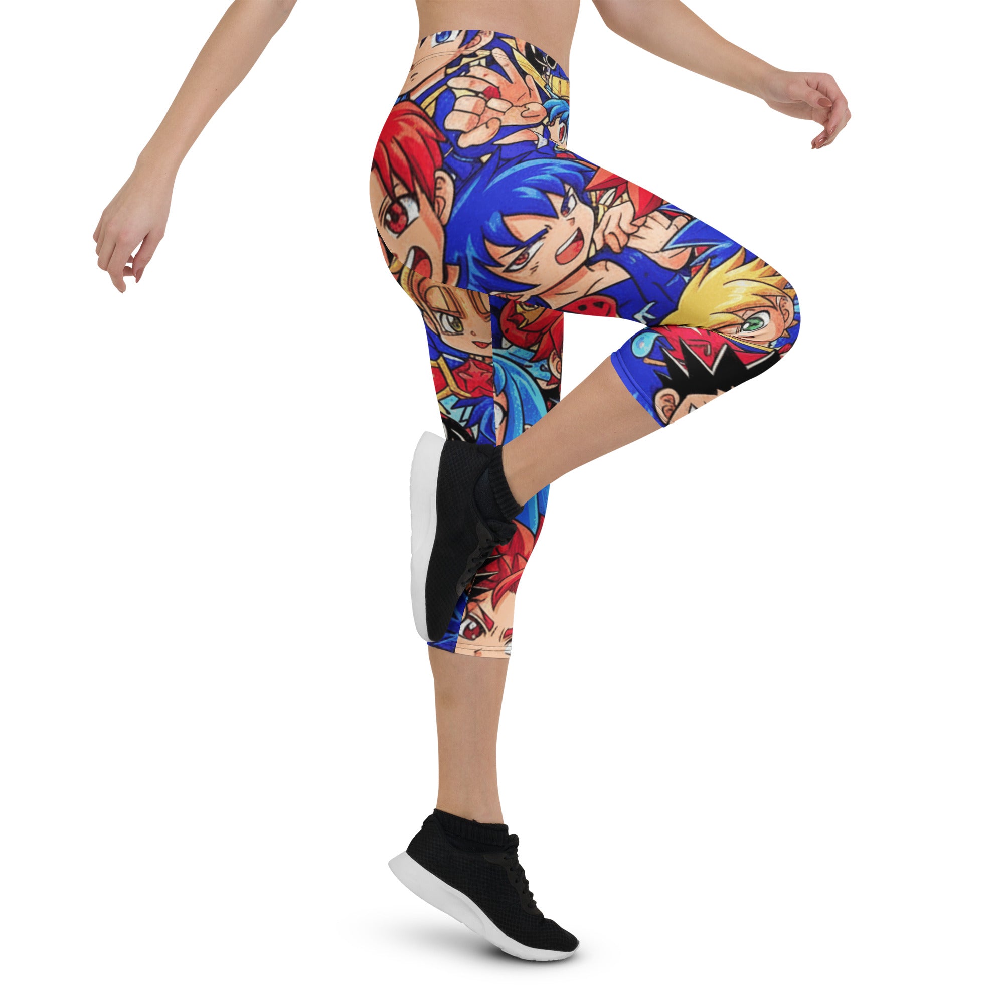 Anime Street Fighter Capri Leggings | GearBunch